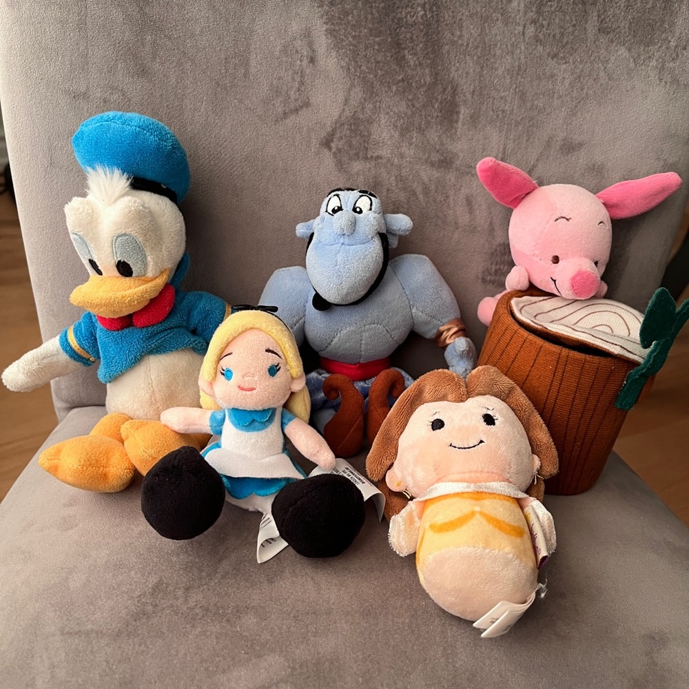 Disney 5 mini Plush Toy Set